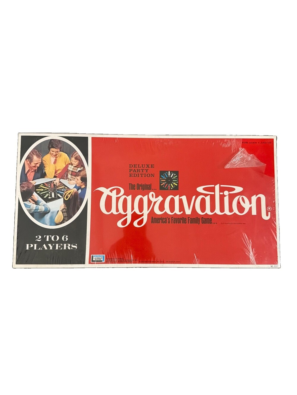 Vintage 1972 Aggravation Deluxe Party Edition No. 8321 Complete Lakeside Game